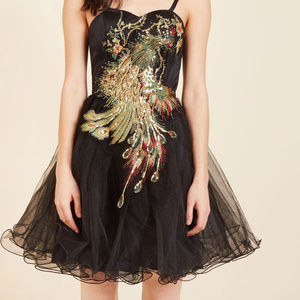 Modcloth Chi Chi London Perfect Poise Peacock